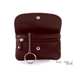 Pia Ries nglepung med nglering og karabinhage Sort Kalv