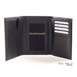 Pia Ries sort 3-fljet herrepung - venstre vendt