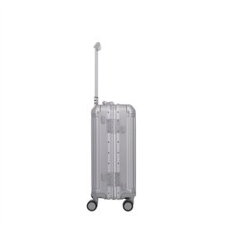 Travelite Next 55 cm aluminiumskabinekuffert set fra siden