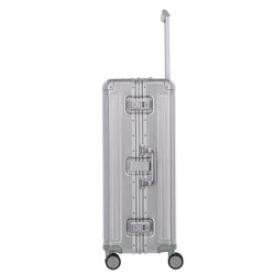 Travelite Next 77 cm trolley i slv med hndtag og spinnerhjul