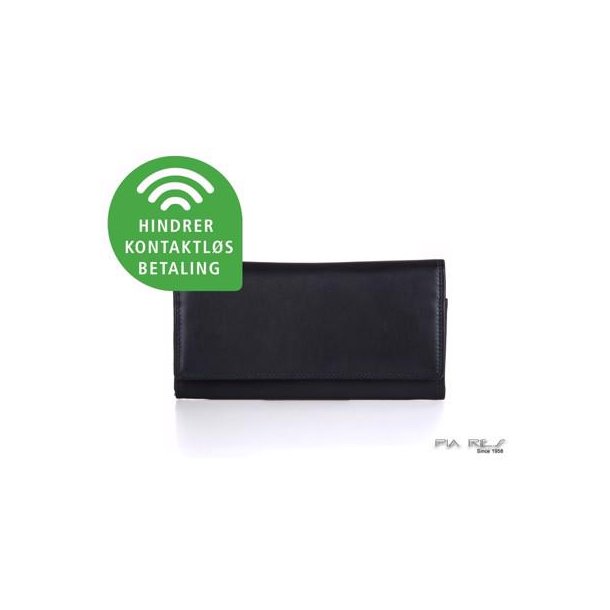 Pia Ries pung Sort Kalv 881-1