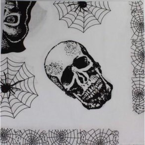 Bandana Ddningehoved Sort-Hvid 