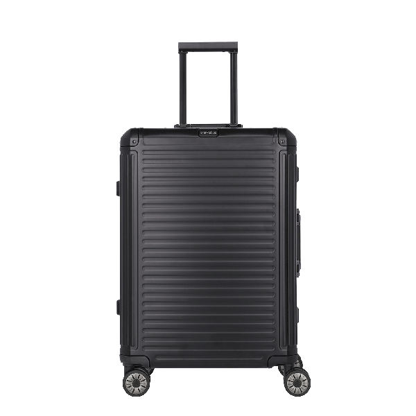 Se Travelite Next Aluminium Trolley 67cm Sort 079948-01 hos Hugo P